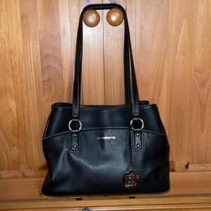 Liz Claiborne Black Purse. Center zip, very roomy. Never been used.